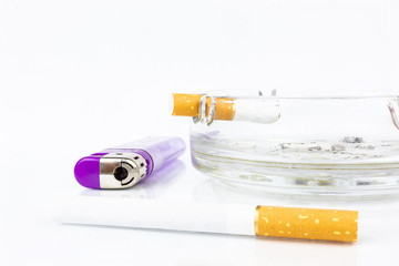 cigarette ashtray lighter cigarette butt