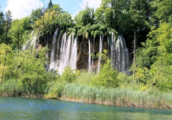 lovely waterfall in N.P. Plitvice, Croatia
