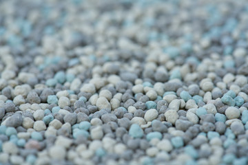 Close up Chemical fertilizer for background