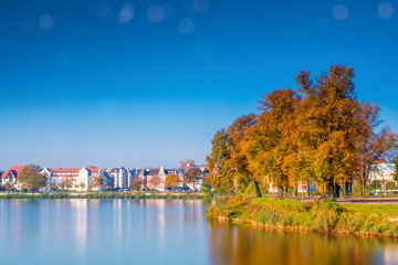 Fototapeta premium The beautiful, fairy-tale castle in Schwerin.
