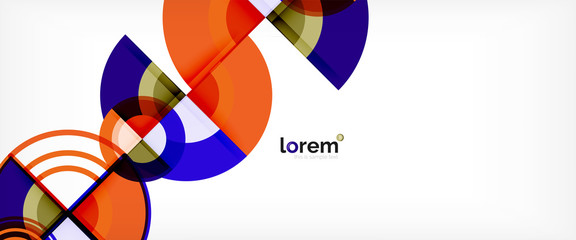 Fototapeta premium Modern geometric abstract background