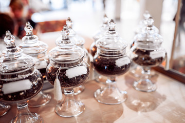 photo of degustation tea in the store