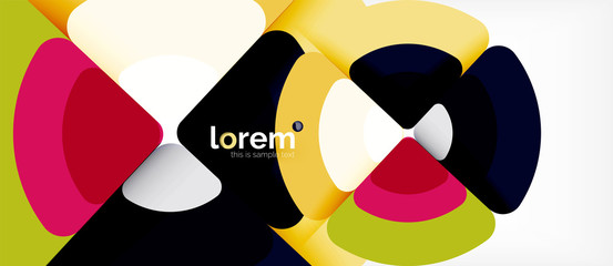 Circle abstract background