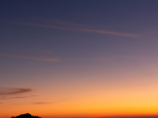 Sky for background at sunrise or sunset time.