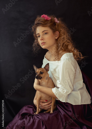 Cute Dress in Vintage Hair