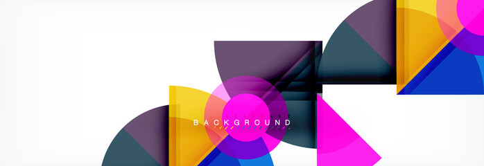 Obraz premium Modern geometric abstract background