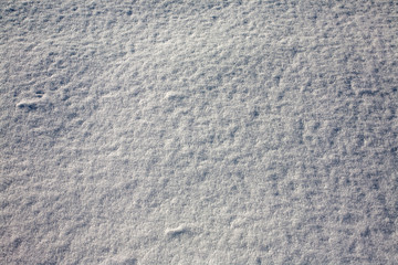 background of fresh snow