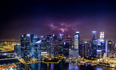 Fototapeta na wymiar singapore panorama