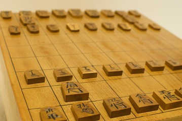 将棋盤と将棋駒