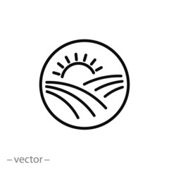agriculture icon vector