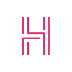 H letter logo design vector template