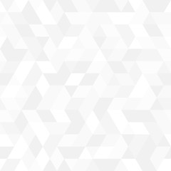 Geometric pattern with very light triangles. Geometric modern ornament. Seamless abstract background