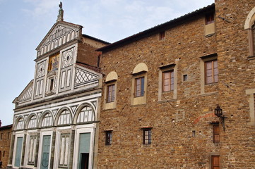 Fototapeta na wymiar Church of San Miniato al Monte, Florence, Italy