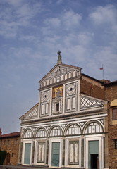 Fototapeta na wymiar Church of San Miniato al Monte, Florence, Italy