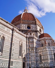 Obraz premium View of the cathedral of Florence, Italy