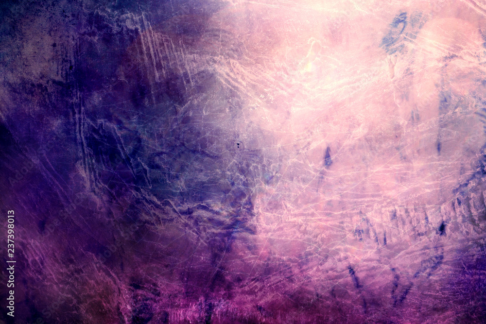 Poster artistic abstract smooth colorful foggy galactic texture as a background