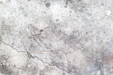 Background of old cement wall with crack