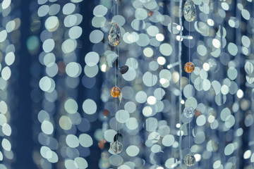 Bokeh background with .gem and Christmas Lights  By Len 85 mm. d