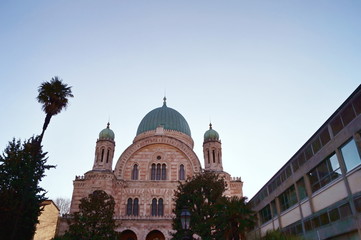 Fototapeta na wymiar Great Synagogue of Florence, Italy