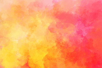Orange watercolor background © jenteva