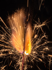 fire and sparks
