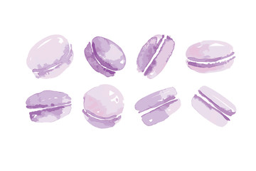 french lavender macaron sweets