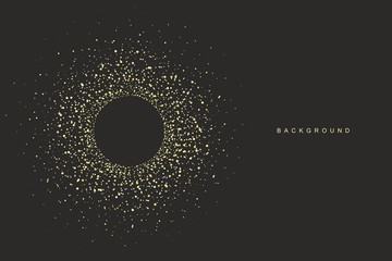 Abstract glowing festive background of dots.