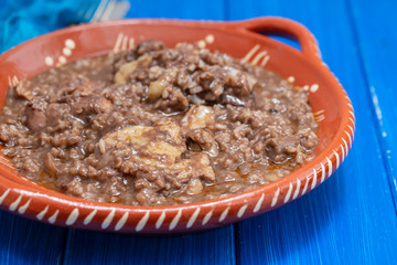 chicken with rice on dish