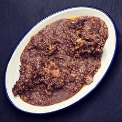 chicken with rice on dish