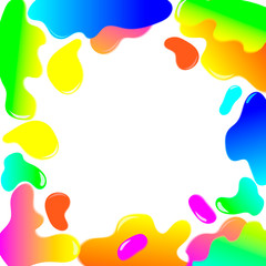 abstract colored background. Color liquid shapes. vector