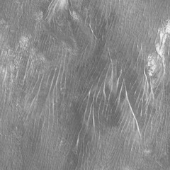 Silver watercolor texture with abstract washes and brush strokes on white paper background. Trendy look. Chaotic abstract organic design.