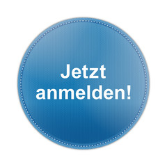 Jetzt anmelden Button - blau