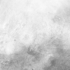 Silver watercolor texture with abstract washes and brush strokes on white paper background. Trendy look. Chaotic abstract organic design.