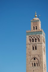 Fototapeta na wymiar Koutoubia Mosque, Marrakech