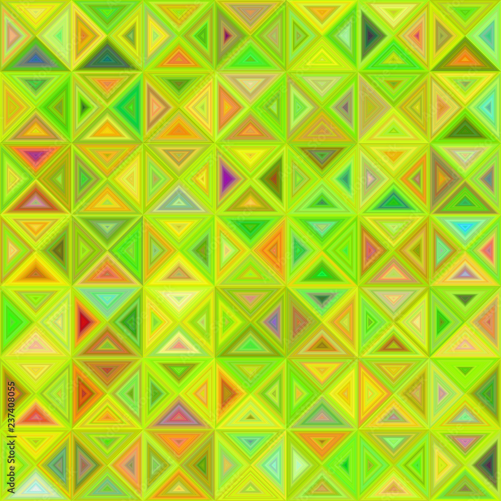 Poster lime color abstract triangle pattern mosaic background