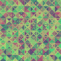 Abstract striped triangle tile mosaic pattern background design