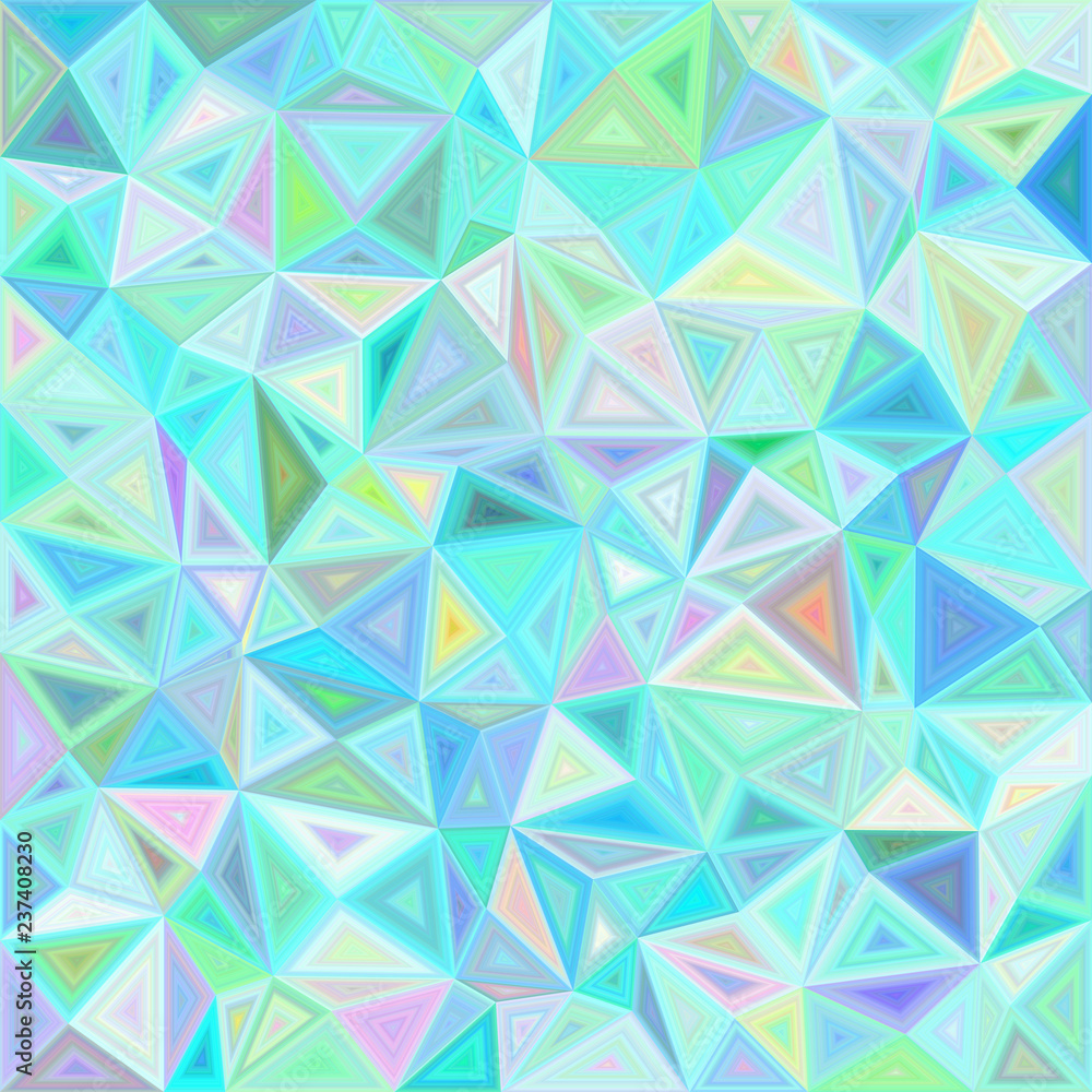 Poster light irregular triangle mosaic tile background design