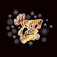 New year illustration for invitations, cards, templates