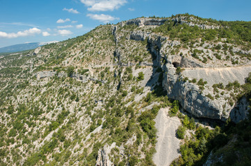 Nesqueschlucht in Südfrankreich