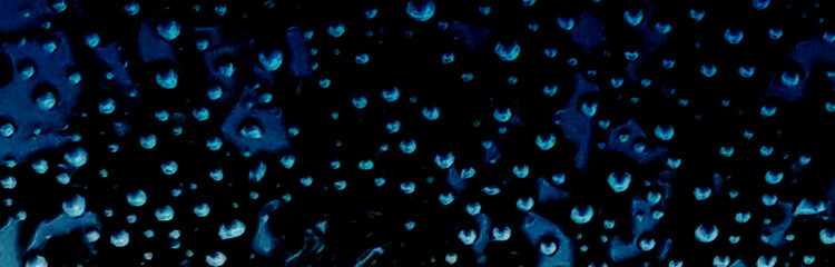 Water drops close abstract pattern