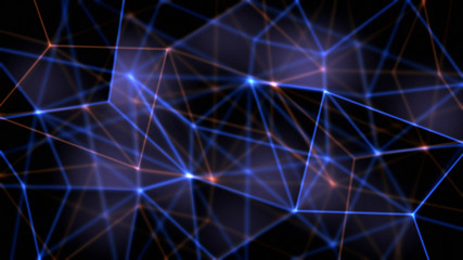 Abstract background that shows connections between nodes - data, information, or biological objects.