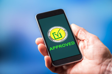 Validation concept on a smartphone