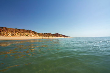 view of island in the sea