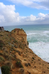 Storm weather on the coast of ocean. Australia