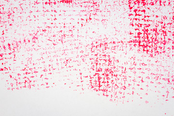 Red abstract spotted acrylic art background