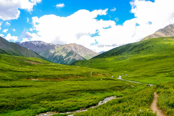 Fototapeta na wymiar Altai mountains the most beautiful place in the world
