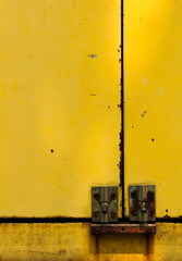 Background iron yellow with rust