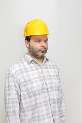 Worker Hard Hat
