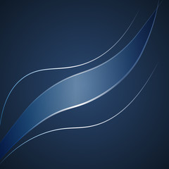 Blue line abstract background