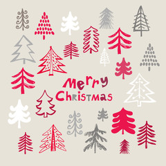 Obraz premium Set of christmas cards17